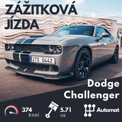 zazitkova jizda dodge challenger