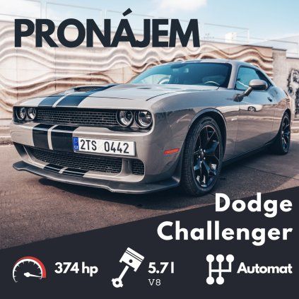 pronajem dodge challenger